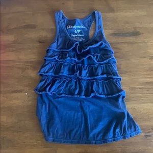 Blue Juniors Ruffle Tank Top